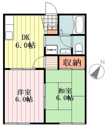 エスティーヌみよしの物件間取画像